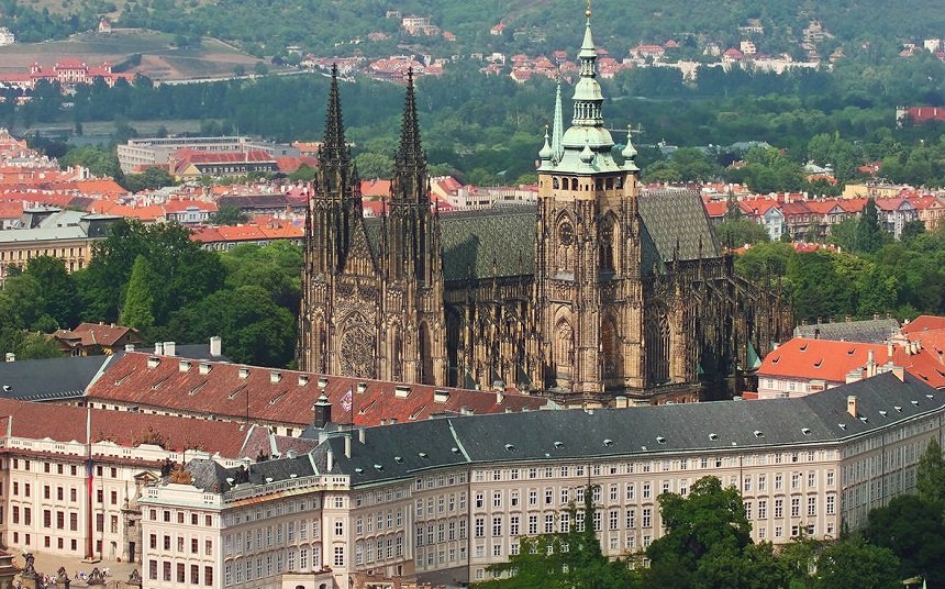 Замковый комплекс Пражский град в Чехии